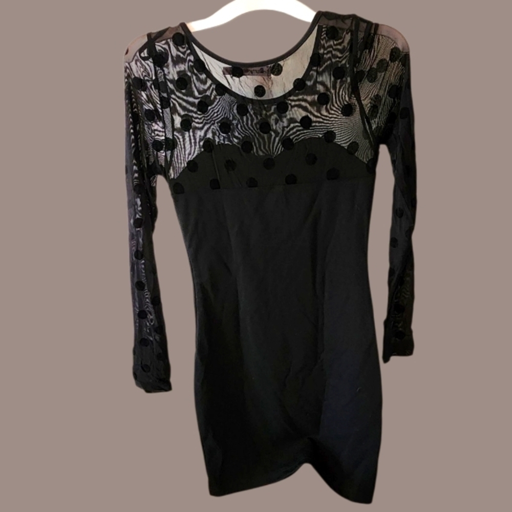 EUC Sunny Girl Sheer-top Dress